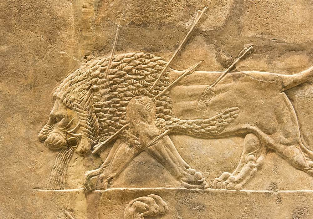 De assyriske løvejaktrelieffene i British museum